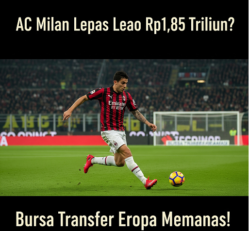 Bursa Transfer AC Milan: Leao Dilepas Rp1,85 T?