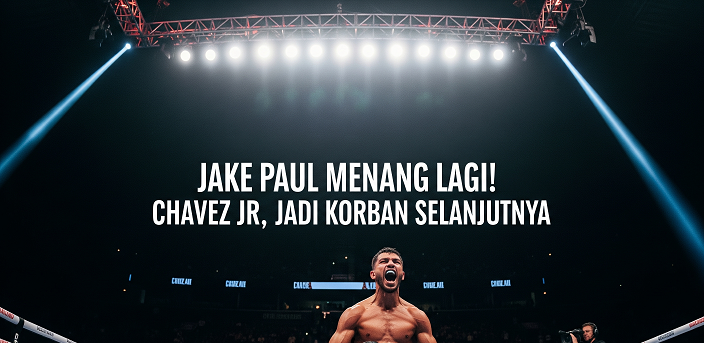 Jake Paul Menang TKO! Legenda Chavez Jr. Dibungkam di Vegas