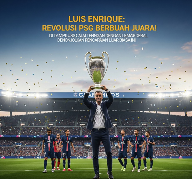 Luis Enrique Bawa PSG Juara Liga Champions! Apa Rencana
