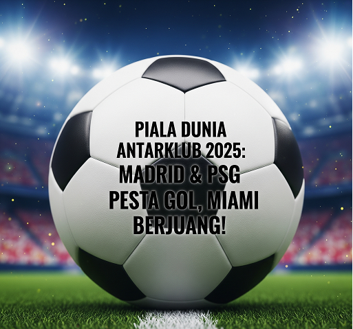Piala Dunia Antarklub FIFA 2025: Madrid & PSG Pesta Gol, Miami