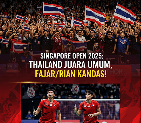 thailand juara singapore open