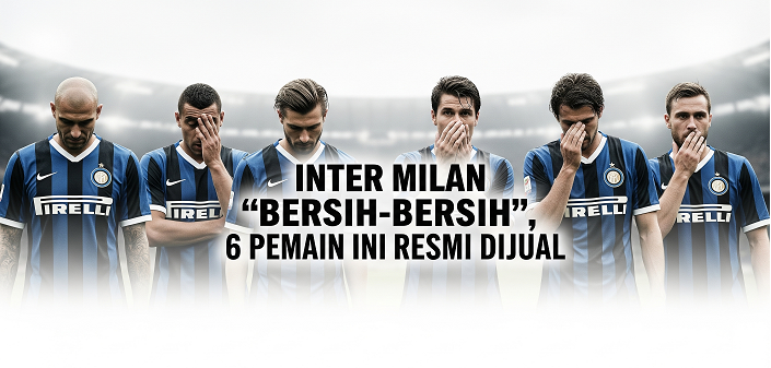 Inter Milan ‘Bersih-bersih’, 6 Pemain Ini Resmi Dijual