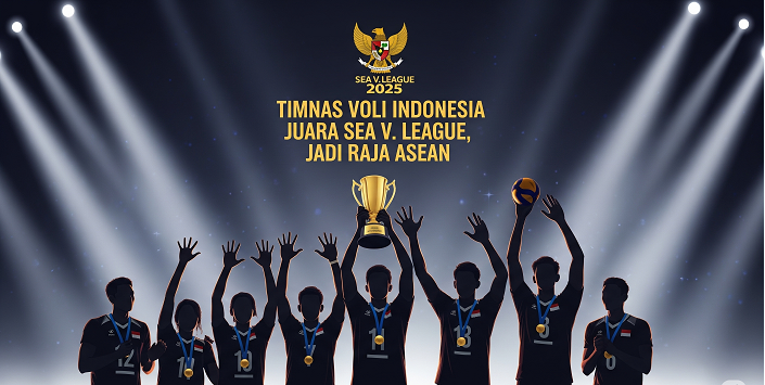 Timnas Voli Indonesia Juara SEA V. League, Jadi Raja ASEAN