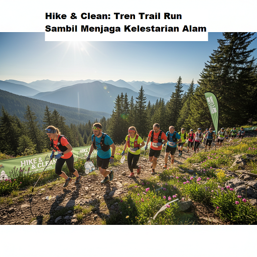 Hike & Clean: Tren Trail Run Sambil Menjaga Kelestarian Alam