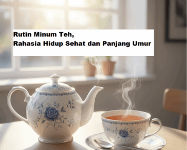 rutin minum teh