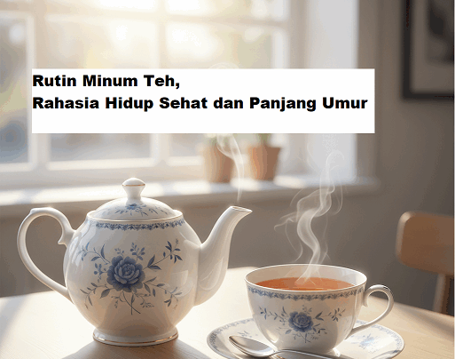 rutin minum teh