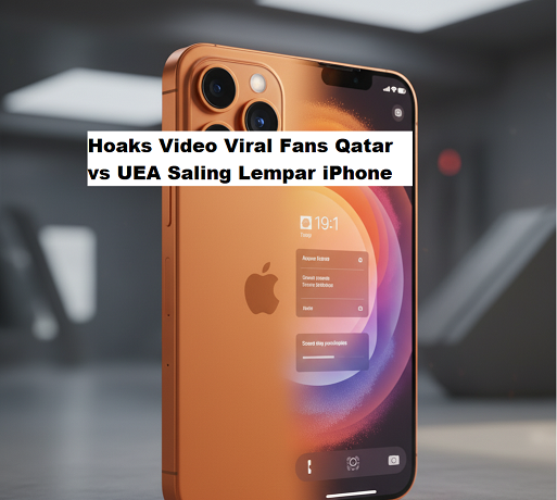 Hoaks Video Viral Fans Qatar vs UEA Saling Lempar iPhone 17